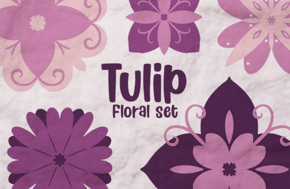 Embrace the Charm of Tulip Floral Illustration Set: A Versatile Design Solution