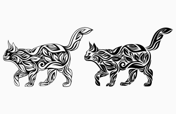 Embracing Creativity: The Versatility and Appeal of Cat with Floral Ornament