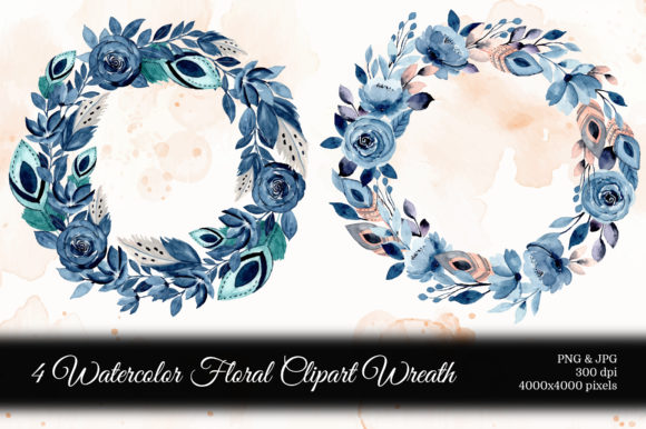 Enhance Your Creative Projects with Digital Clipart Floral Watercolor Part.8