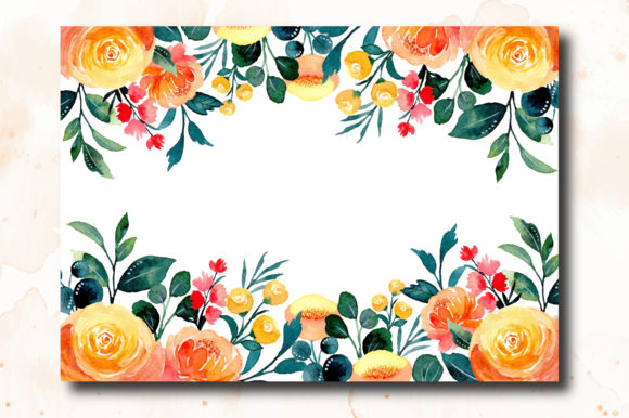 Enhance Your Designs with Digital Clipart Floral Watercolor Part.7