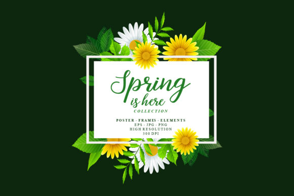 Spring Frames Floral Vector Collection: Enhancing Your Creative Projects
